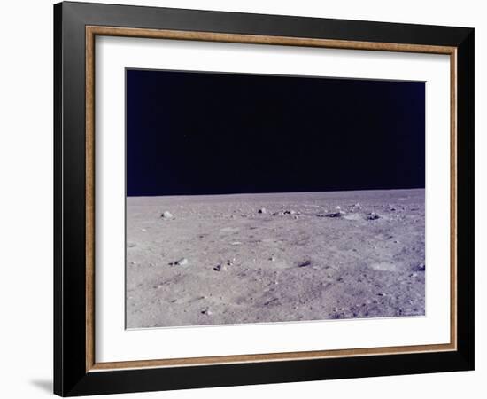 Surface of Moon as Seen from Window of Apollo 11 Lunar Module-null-Framed Photographic Print