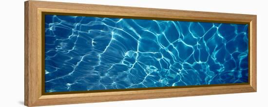 Surface of swimming pool water-Panoramic Images-Framed Premier Image Canvas