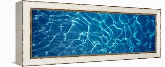 Surface of swimming pool water-Panoramic Images-Framed Premier Image Canvas