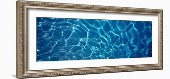 Surface of swimming pool water-Panoramic Images-Framed Premium Photographic Print