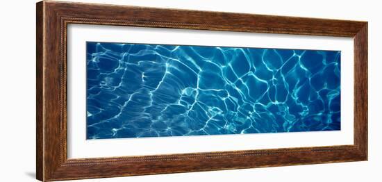 Surface of swimming pool water-Panoramic Images-Framed Premium Photographic Print