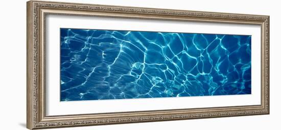 Surface of swimming pool water-Panoramic Images-Framed Photographic Print