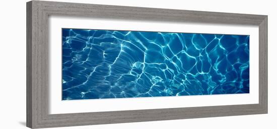 Surface of swimming pool water-Panoramic Images-Framed Photographic Print