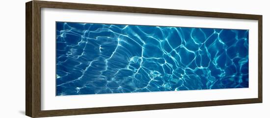 Surface of swimming pool water-Panoramic Images-Framed Photographic Print