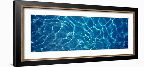 Surface of swimming pool water-Panoramic Images-Framed Photographic Print