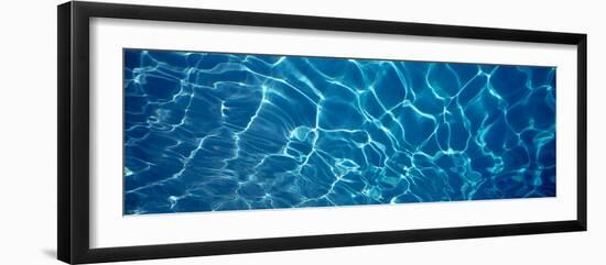Surface of swimming pool water-Panoramic Images-Framed Photographic Print