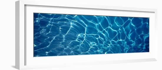 Surface of swimming pool water-Panoramic Images-Framed Photographic Print