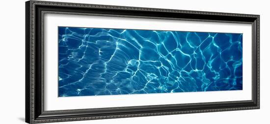 Surface of swimming pool water-Panoramic Images-Framed Photographic Print