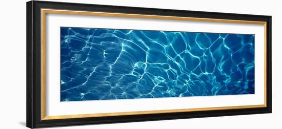 Surface of swimming pool water-Panoramic Images-Framed Photographic Print