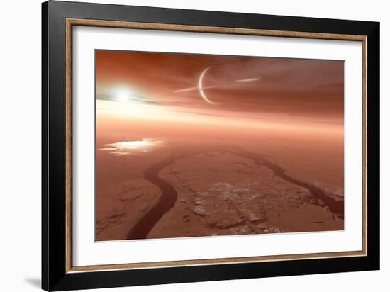 Surface of Titan-Detlev Van Ravenswaay-Framed Photographic Print