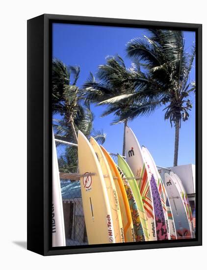 Surfboards, Grand Cul De Sac, St Bart's-Bill Bachmann-Framed Premier Image Canvas