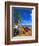 Surfboards on Waikiki Beach-George Oze-Framed Photographic Print