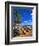 Surfboards on Waikiki Beach-George Oze-Framed Photographic Print