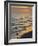 Surfer at Blackhead Beach, South of Dunedin, South Island, New Zealand-David Wall-Framed Photographic Print