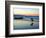 Surfer at Dusk, Gold Coast, Queensland, Australia-David Wall-Framed Photographic Print