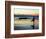 Surfer at Dusk, Gold Coast, Queensland, Australia-David Wall-Framed Photographic Print