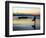 Surfer at Dusk, Gold Coast, Queensland, Australia-David Wall-Framed Photographic Print