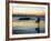 Surfer at Dusk, Gold Coast, Queensland, Australia-David Wall-Framed Photographic Print