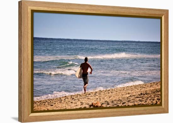 Surfer Boca Raton Florida-null-Framed Stretched Canvas