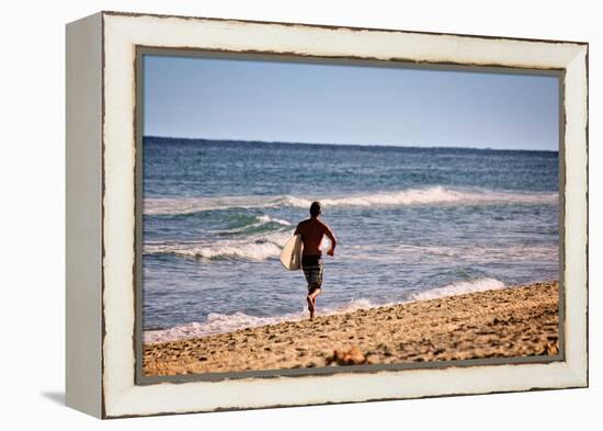 Surfer Boca Raton Florida-null-Framed Stretched Canvas