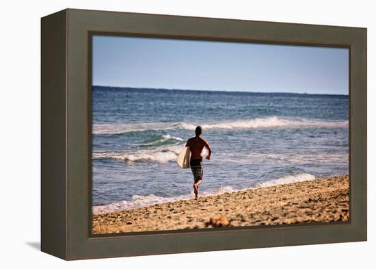 Surfer Boca Raton Florida-null-Framed Stretched Canvas