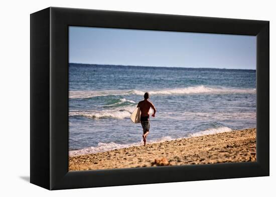 Surfer Boca Raton Florida-null-Framed Stretched Canvas