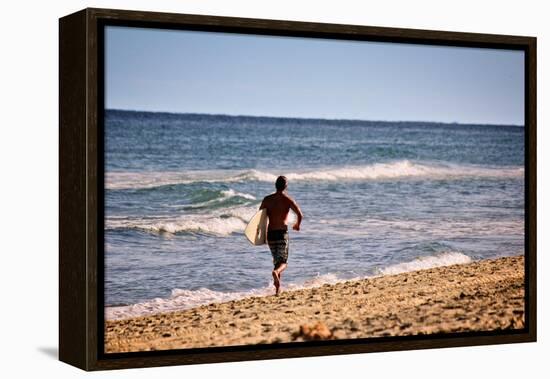 Surfer Boca Raton Florida-null-Framed Stretched Canvas