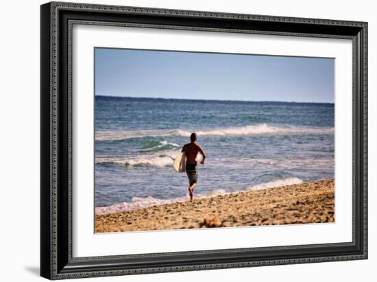 Surfer Boca Raton Florida-null-Framed Photo