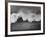 Surfer Fred Van Dyke Riding Giant Wave-George Silk-Framed Photographic Print