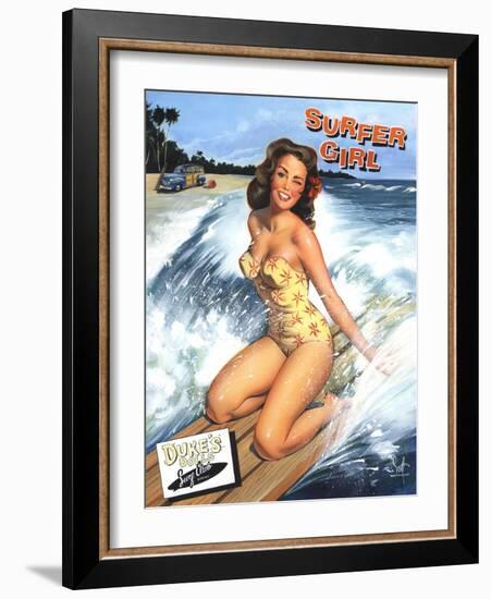 Surfer Girl-Scott Westmoreland-Framed Art Print