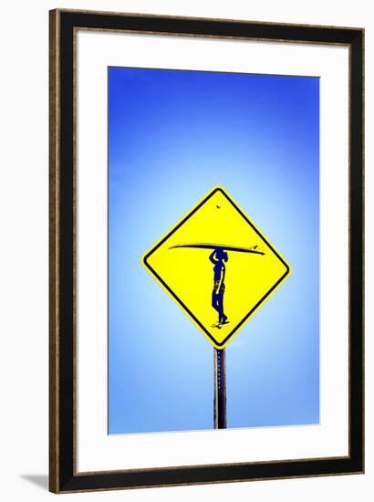 Surfer Girl-Joseph S Giacalone-Framed Giclee Print