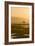 Surfer In Santa Cruz, CA-Justin Bailie-Framed Photographic Print