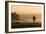 Surfer In Santa Cruz, CA-Justin Bailie-Framed Photographic Print