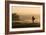 Surfer In Santa Cruz, CA-Justin Bailie-Framed Photographic Print