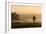 Surfer In Santa Cruz, CA-Justin Bailie-Framed Photographic Print