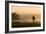 Surfer In Santa Cruz, CA-Justin Bailie-Framed Photographic Print