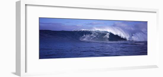 Surfer in the Ocean, Maui, Hawaii, USA-null-Framed Photographic Print