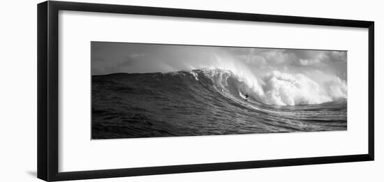 Surfer in the Sea, Maui, Hawaii, USA-null-Framed Photographic Print