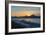 Surfer in Waves at Sunrise-Latitude 59 LLP-Framed Photographic Print