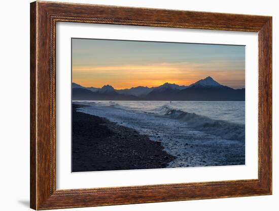 Surfer in Waves-Latitude 59 LLP-Framed Photographic Print