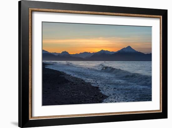 Surfer in Waves-Latitude 59 LLP-Framed Photographic Print