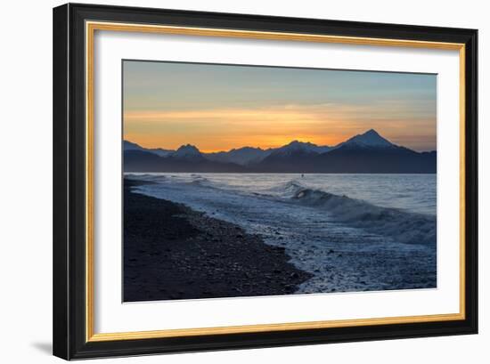 Surfer in Waves-Latitude 59 LLP-Framed Photographic Print