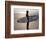 Surfer on a Beach, North Devon, England-Lauree Feldman-Framed Photographic Print