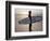 Surfer on a Beach, North Devon, England-Lauree Feldman-Framed Photographic Print