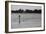 Surfer Paddling Shelter Island NY-null-Framed Photo