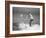 Surfer Riding a Wave While Wearing a Tuxedo-Allan Grant-Framed Photographic Print