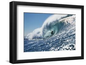 Surfer Riding a Wave-Rick Doyle-Framed Photographic Print