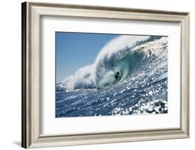 Surfer Riding a Wave-Rick Doyle-Framed Photographic Print