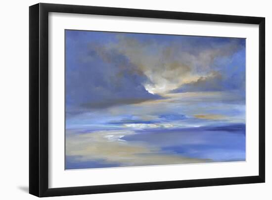 Surfer's Beach Sky-Sheila Finch-Framed Art Print