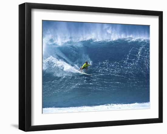 Surfer Surfing-null-Framed Photographic Print